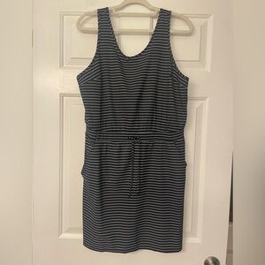 All in Motion Athletic Dress Black and White Striped Fabric